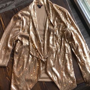 Gold sequin jacket